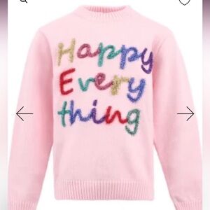 LOLA + THE BOYS tinsel sweater. Size 10.